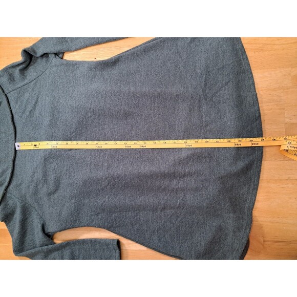 Beeson River Green Sweater Crisscross Top Long Sleeve Women's Size M Made in USA - Picture 9 of 10